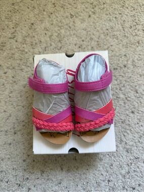 Blowfish Malibu Kids Pink Braided Sandals | Toddler US 5 | NWT
